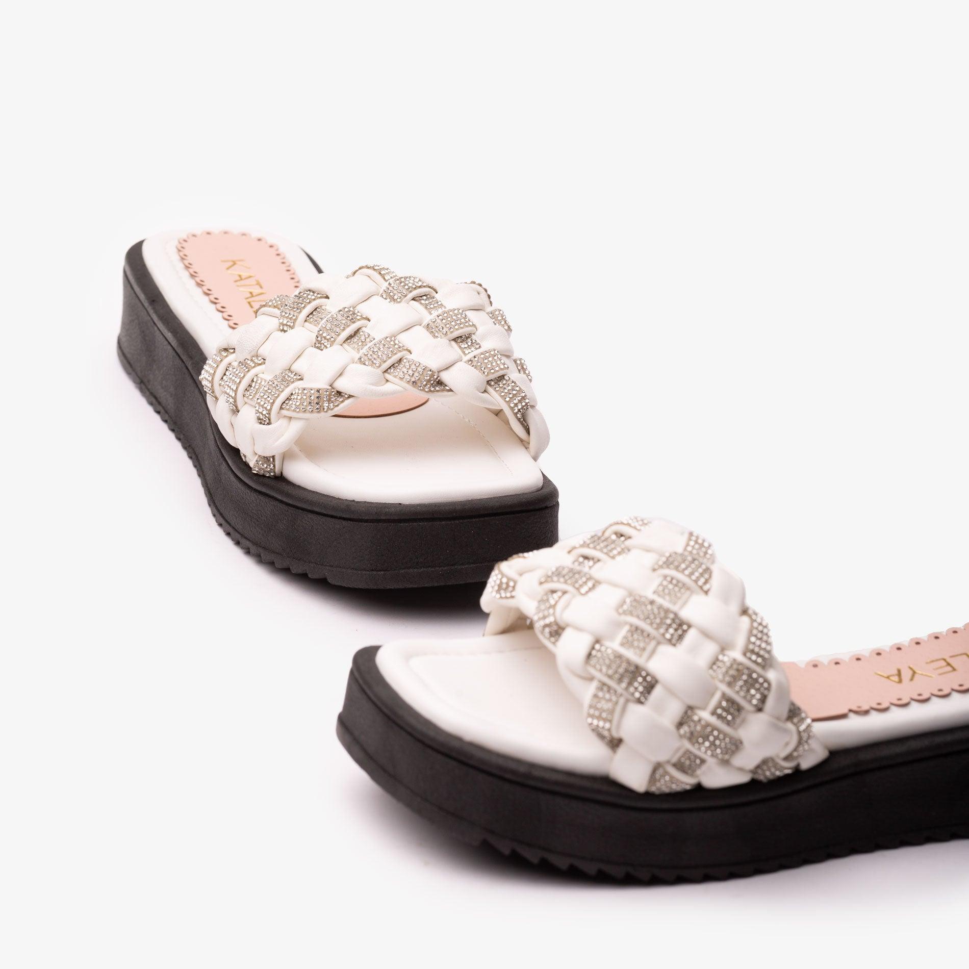 SANDALIAS CASUALES MUJER LARISSA BLANCO - 6