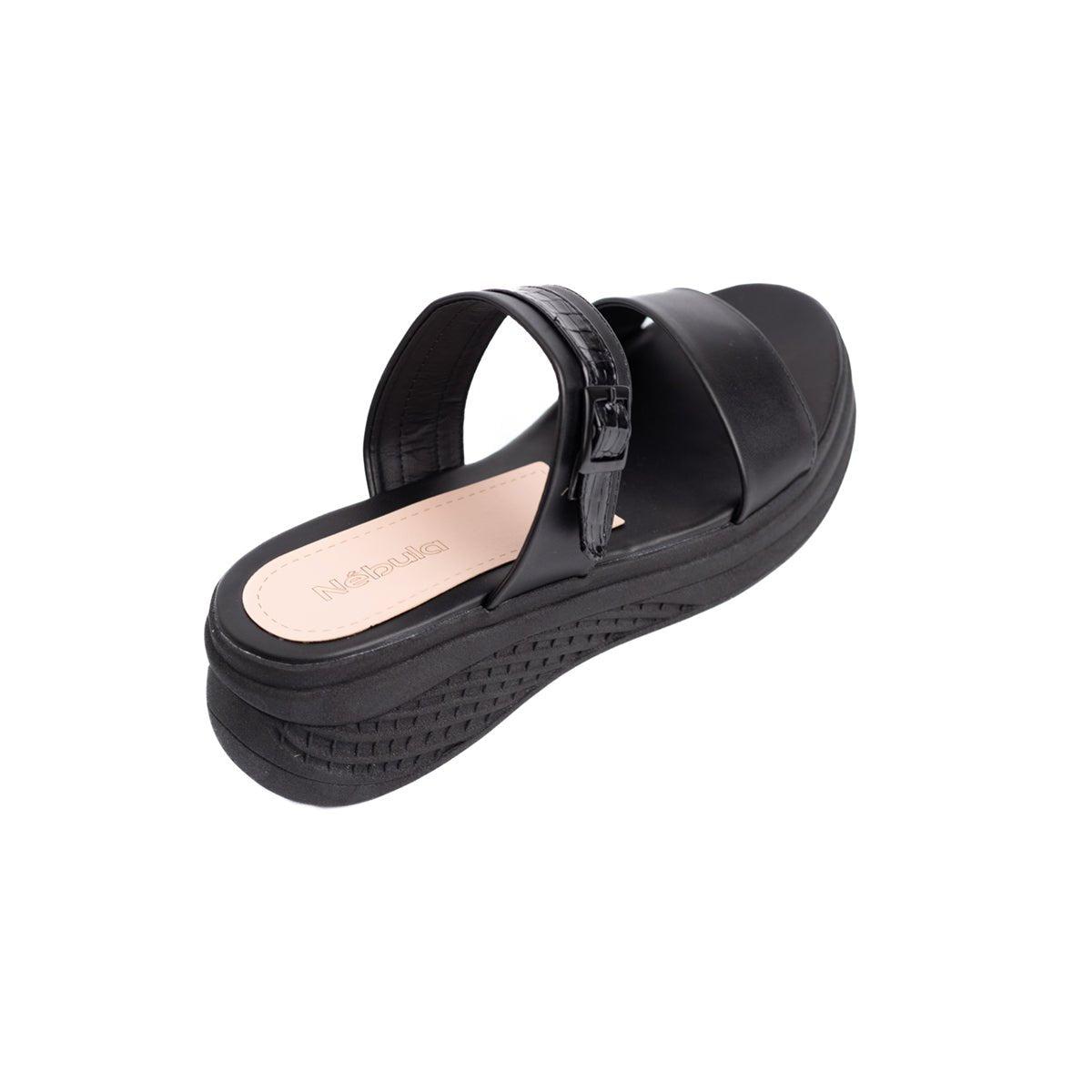 SANDALIAS CASUALES MUJER YUBI NEGRO - 6