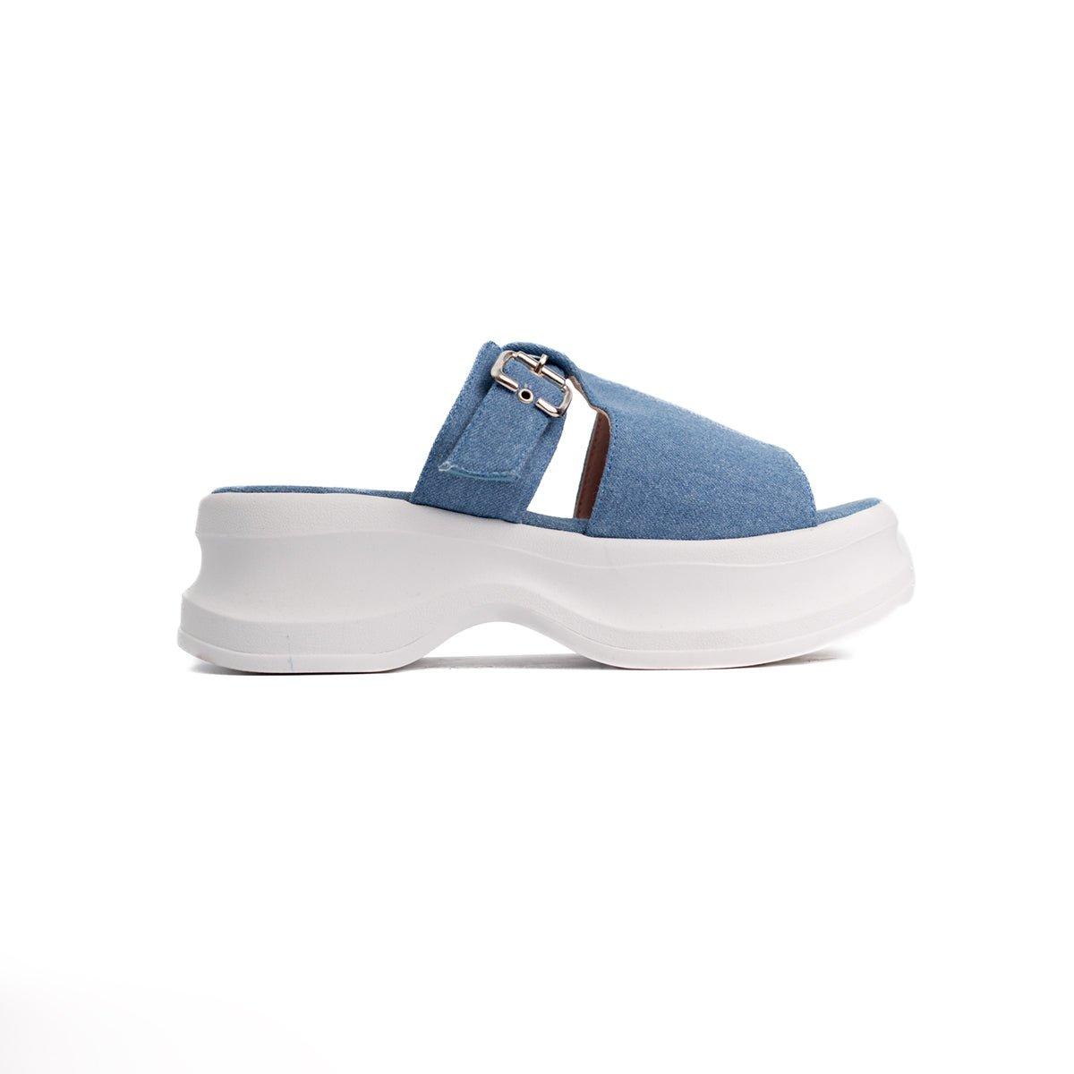 SANDALIAS CASUALES MUJER KVETA DENIM - 4