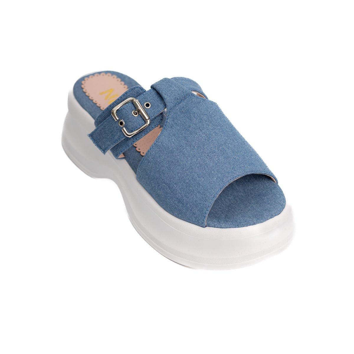 SANDALIAS CASUALES MUJER KVETA DENIM - 5