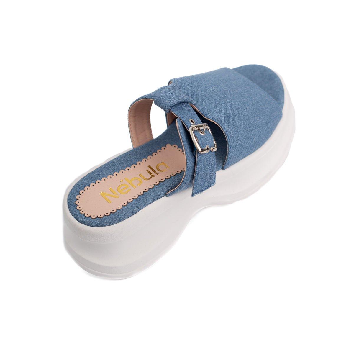 SANDALIAS CASUALES MUJER KVETA DENIM - 6