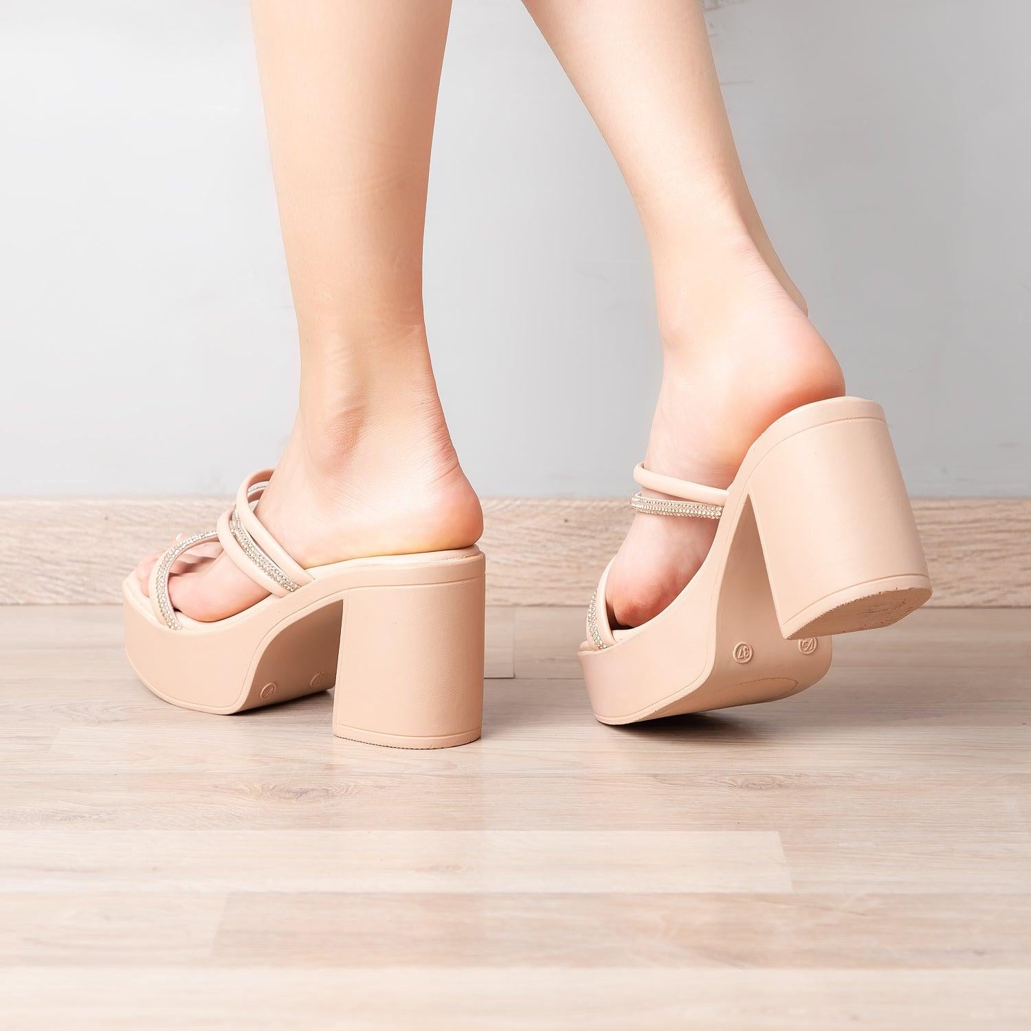 SANDALIAS DE VESTIR MUJER AURORA NUDE - 3