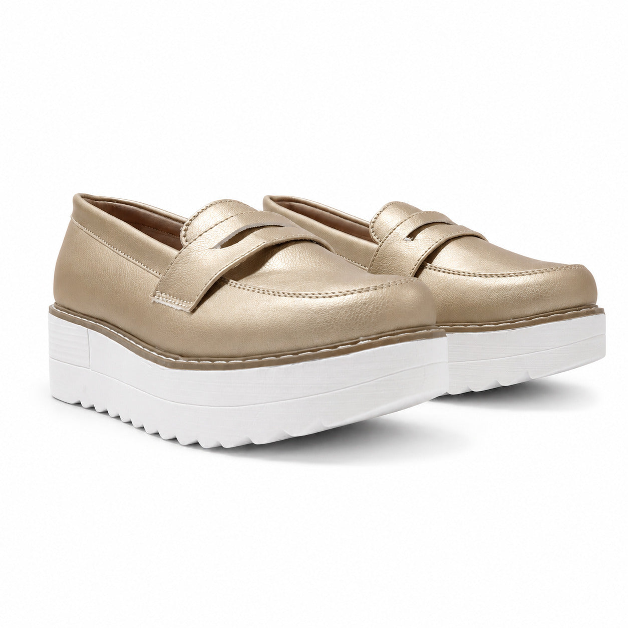 MOCASINES MUJER ELAN DORADO - 5