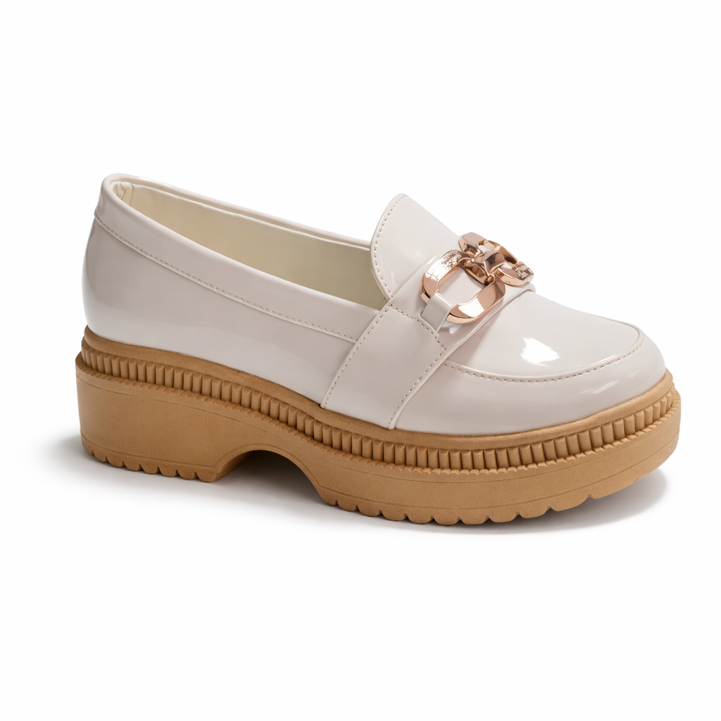 MOCASINES MUJER STEELEX HUESO CHAROL 2 - 2