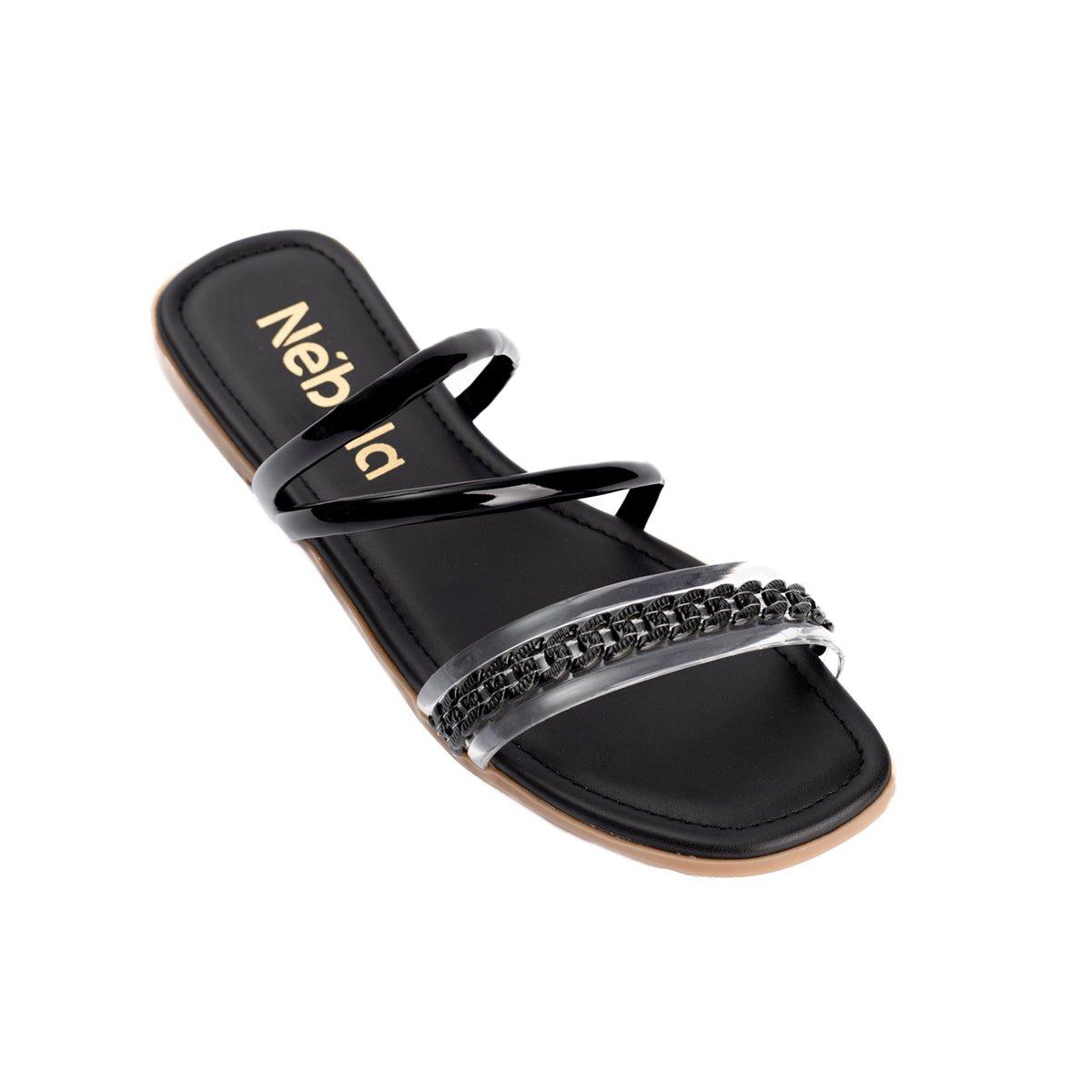 SANDALIAS CASUALES MUJER PALOMA NEGRO - 5