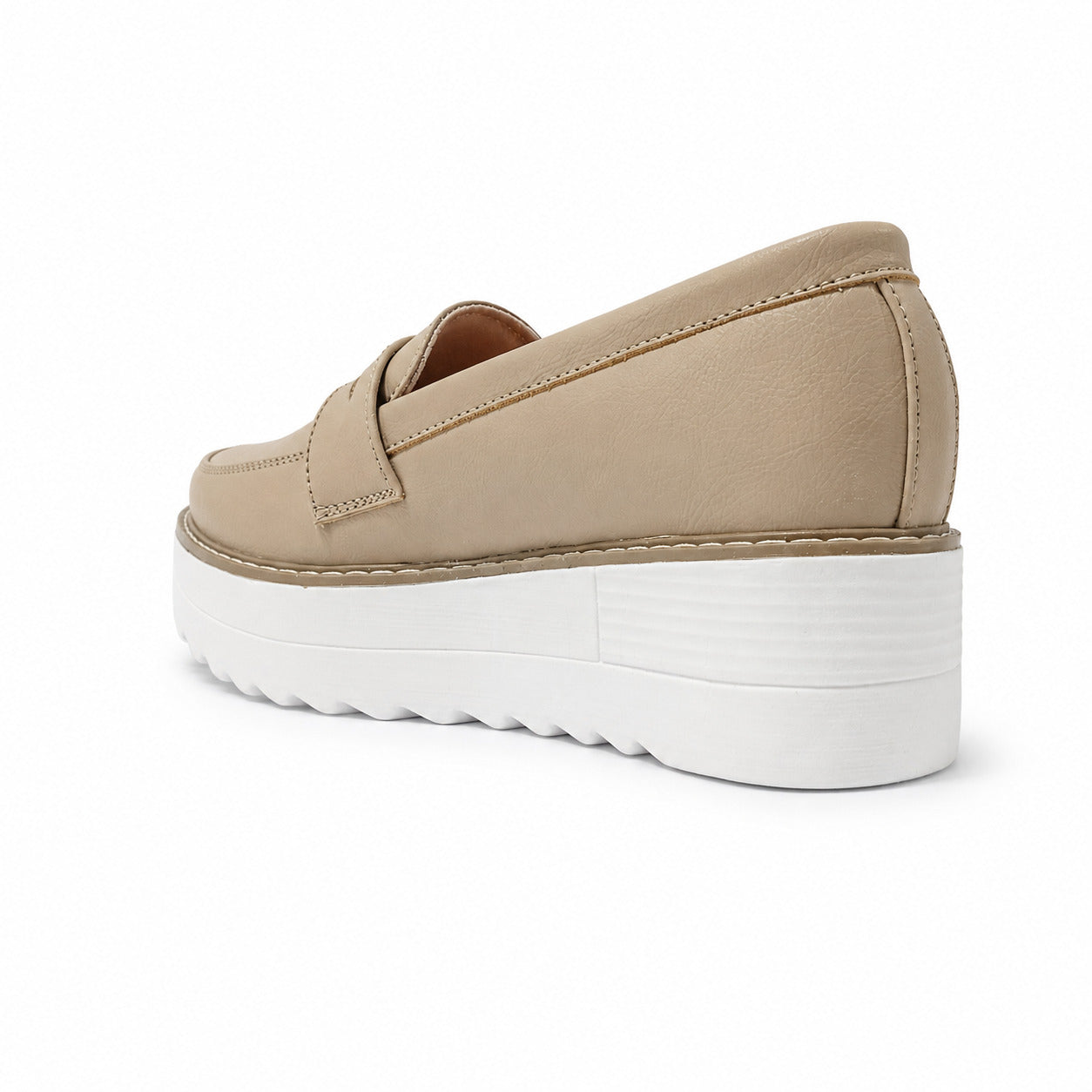 MOCASINES MUJER ELAN BEIGE - 4