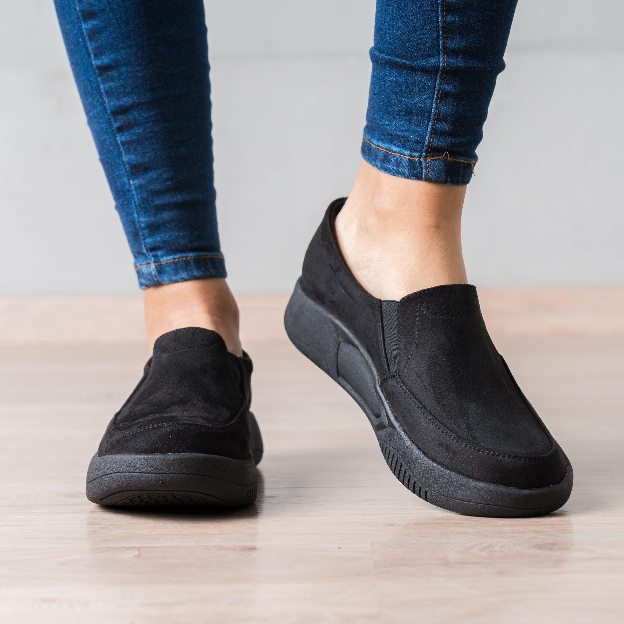MOCASINES MUJER KARIHA NEGRO - 2