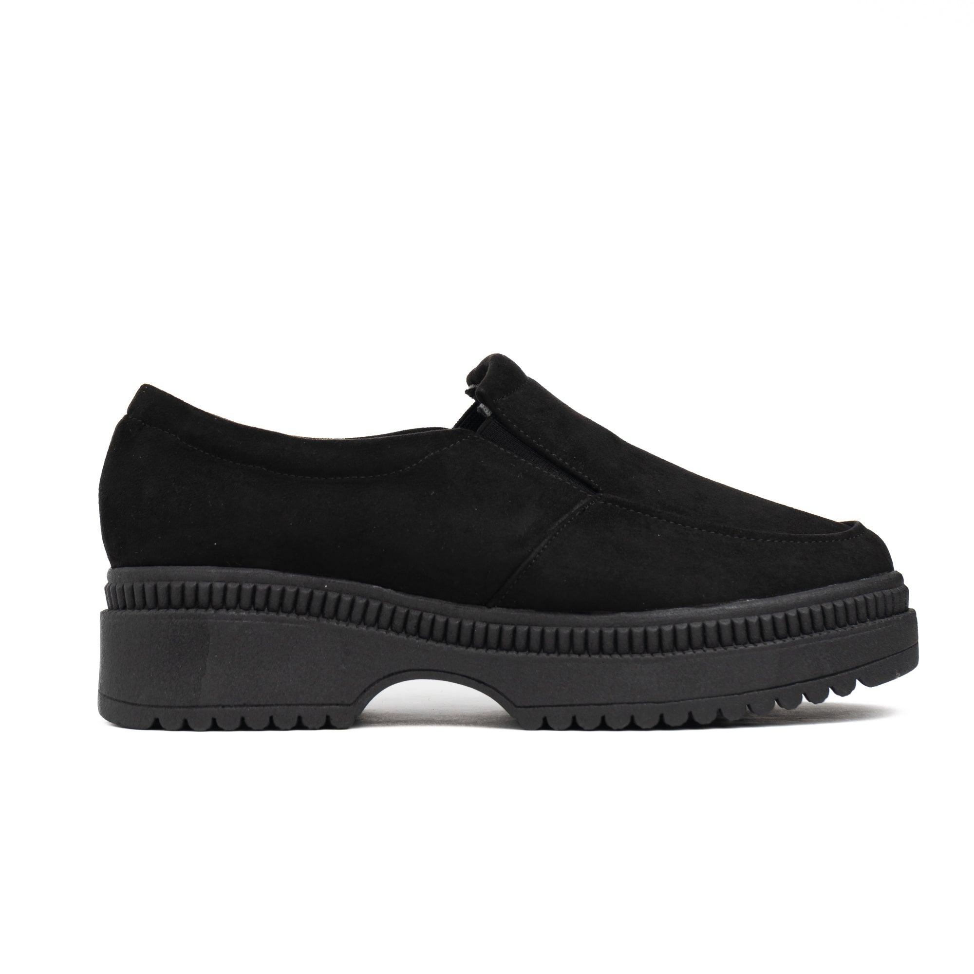 MOCASINES MUJER SERQUET NEGRO GAMUZA - 4