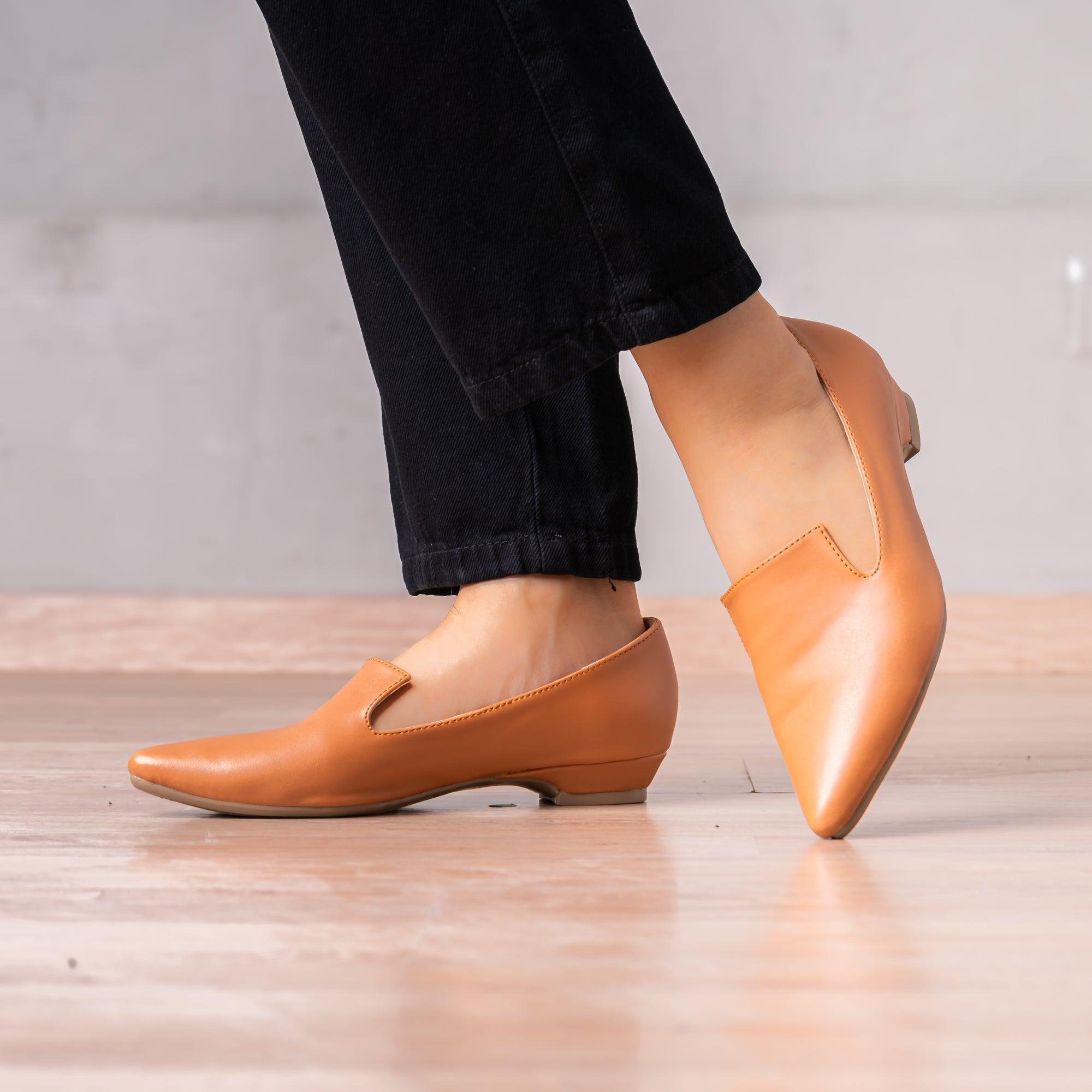 MOCASINES MUJER NAILAN CAMEL - 1