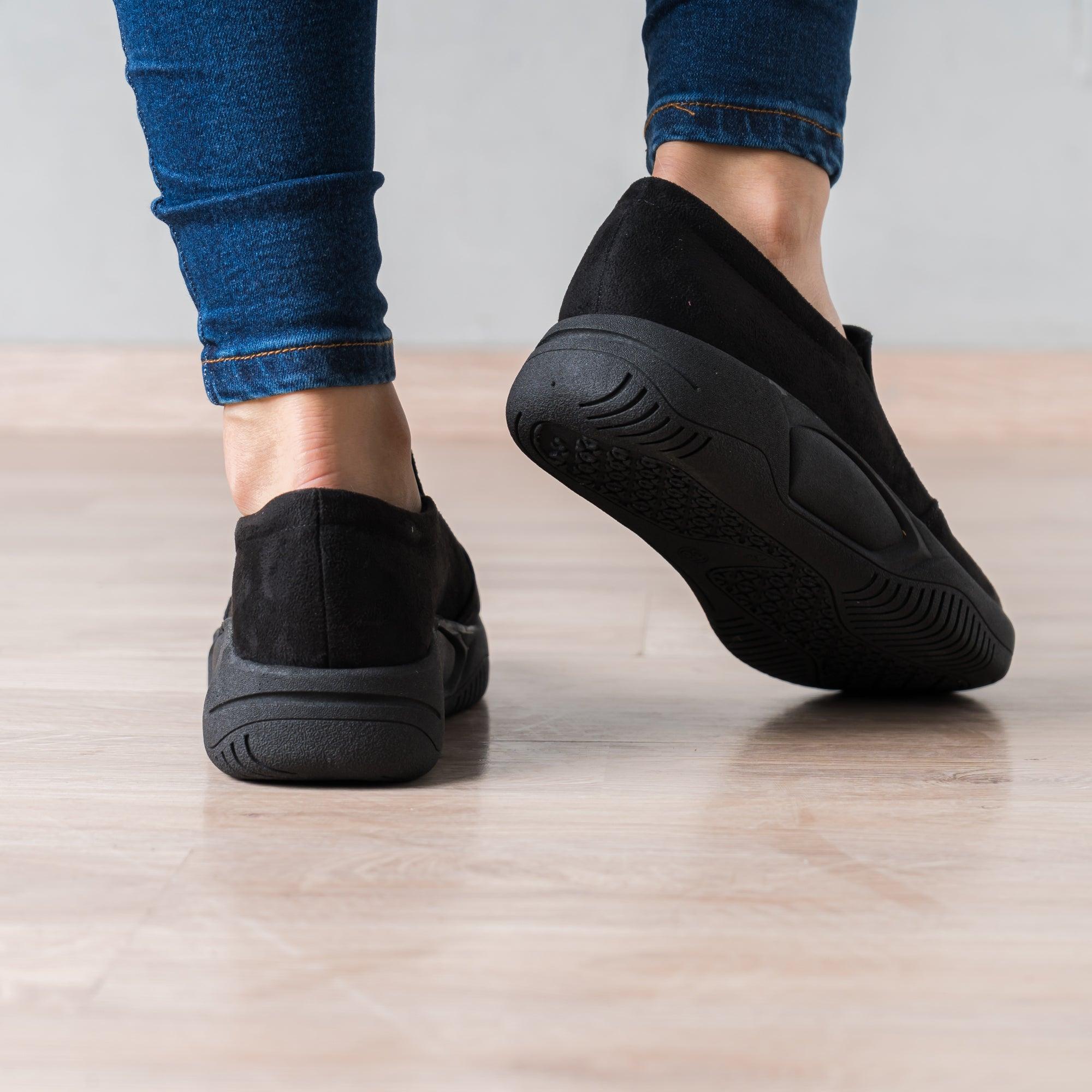 MOCASINES MUJER ASWAD NEGRO - 3