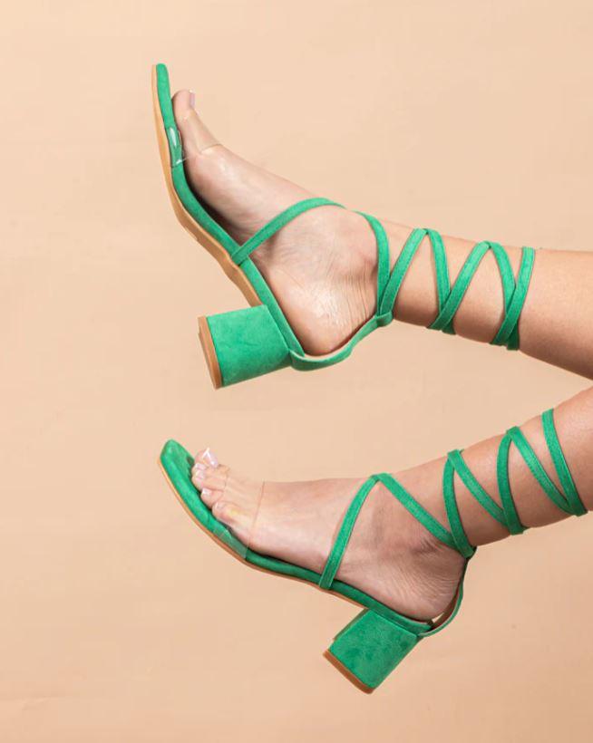 SANDALIAS MUJER KYLIE VERDE - 2