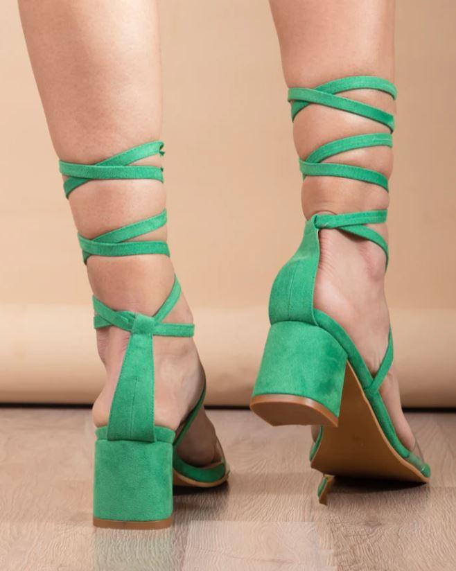 SANDALIAS MUJER KYLIE VERDE - 3
