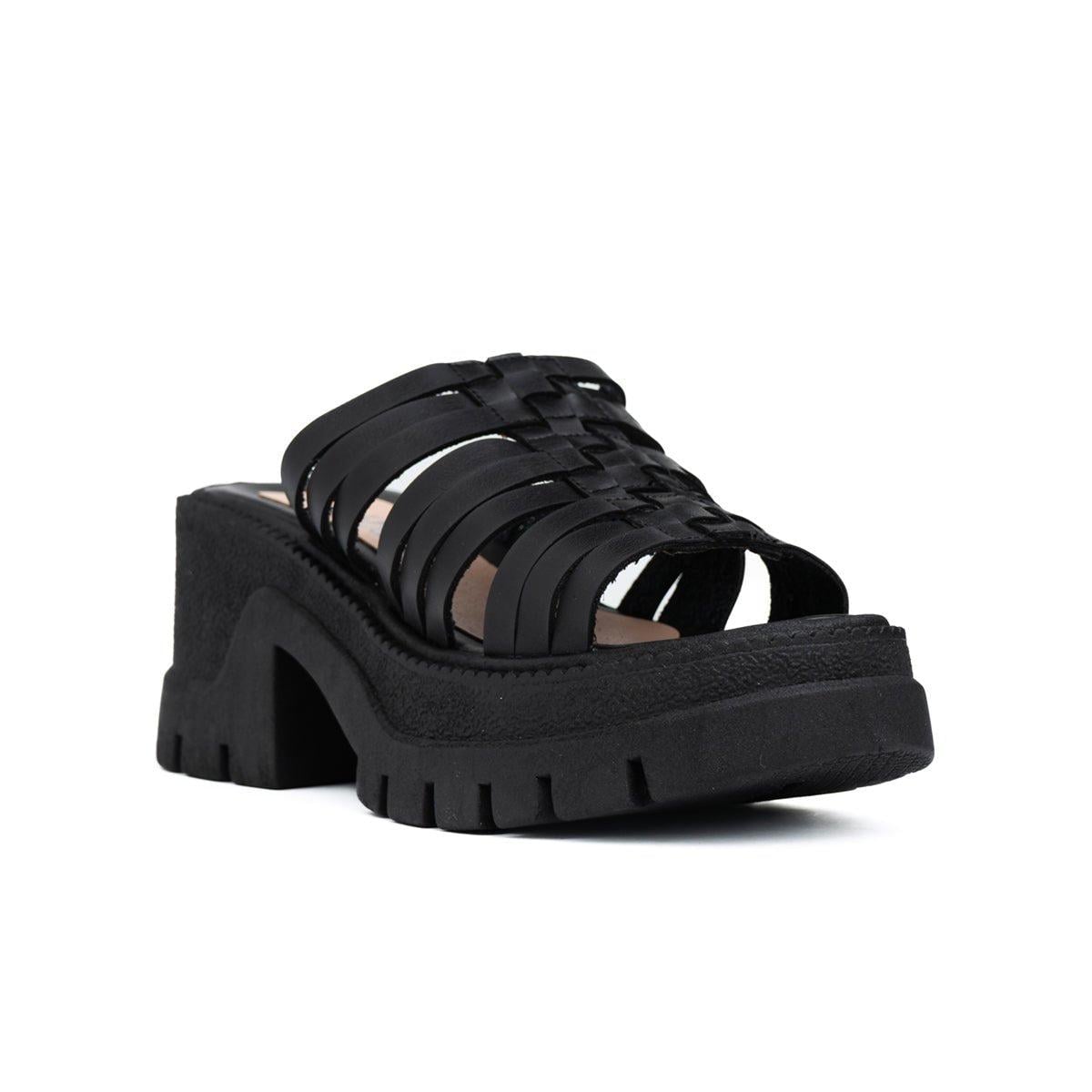 SANDALIAS CASUALES MUJER JOB NEGRO - 3