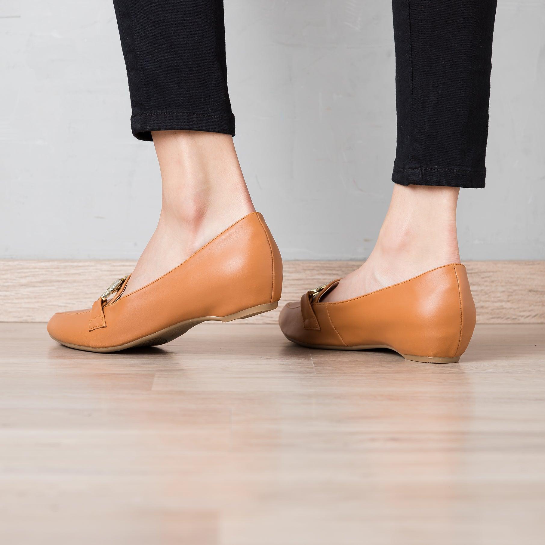 MOCASINES MUJER GOLDYUAN CAMEL - 3
