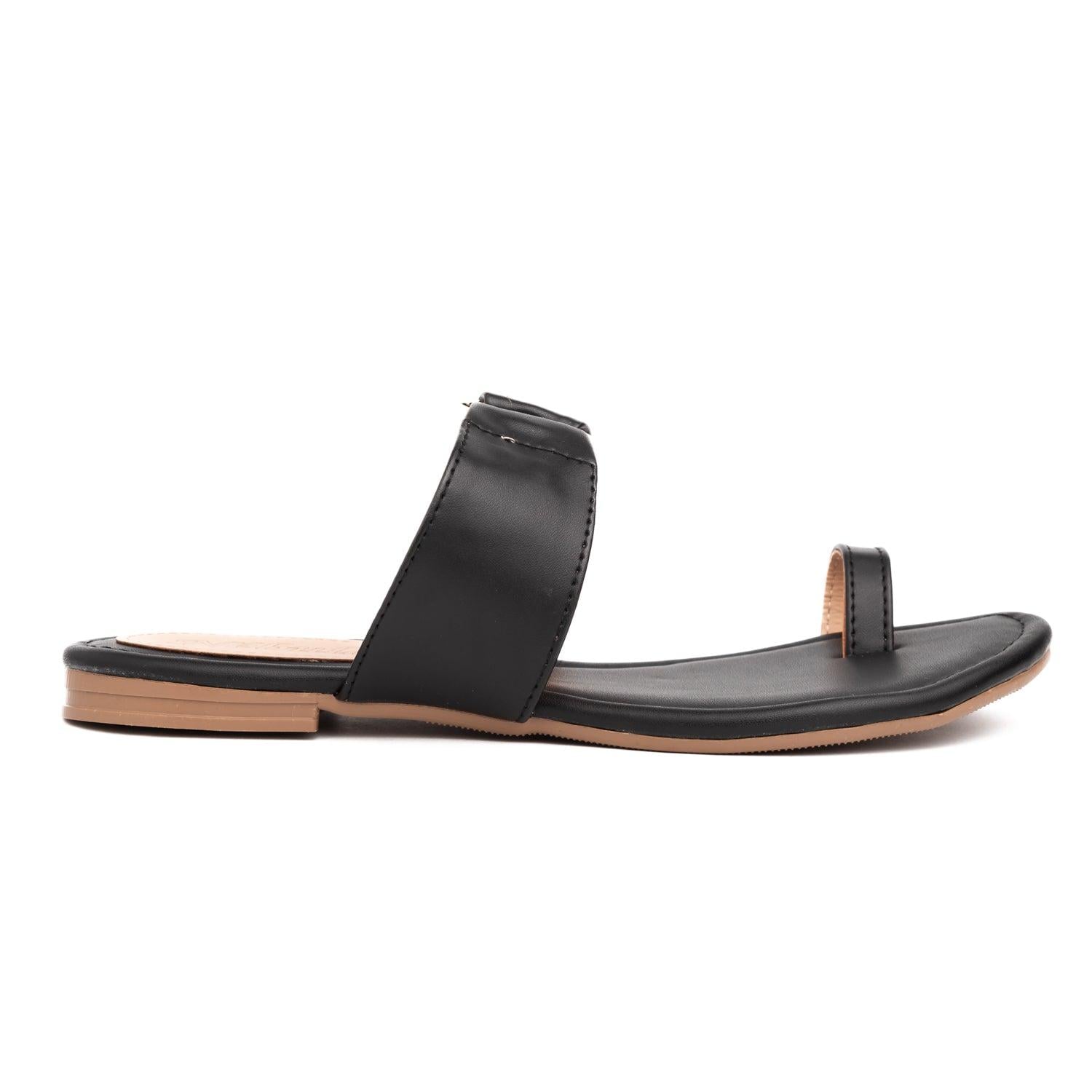 SANDALIAS CASUALES MUJER ARO NEGRO - 4