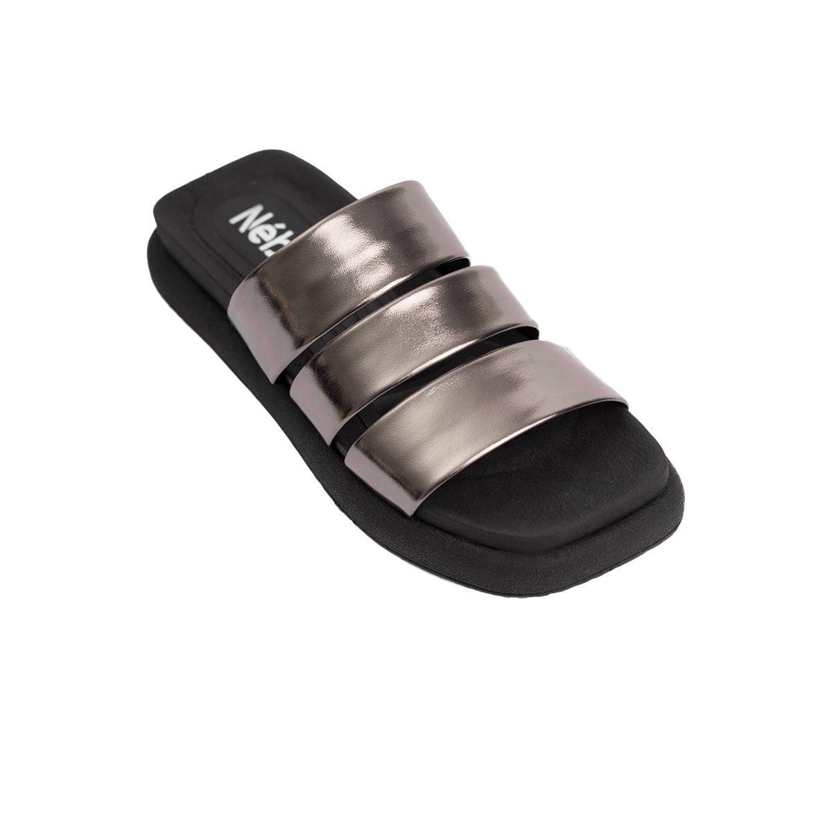 SANDALIAS CASUALES MUJER JAMILETH PLATEADO - 5