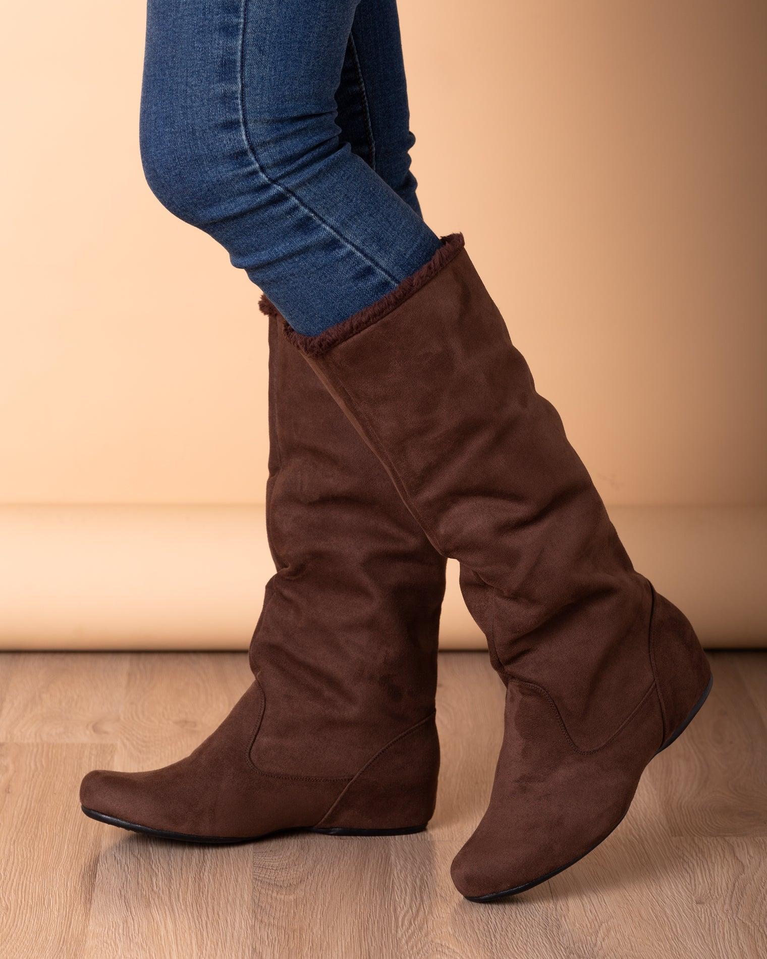 BOTAS MUJER GEELONG MARRON - 1