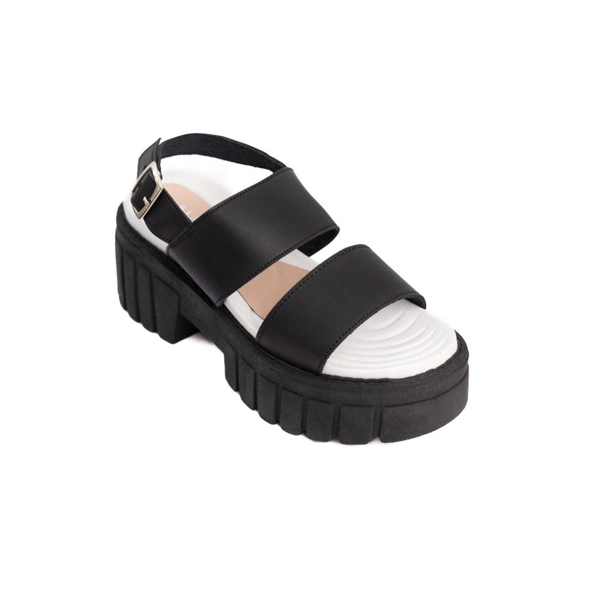 SANDALIAS CASUALES MUJER HANOBI NEGRO - 5