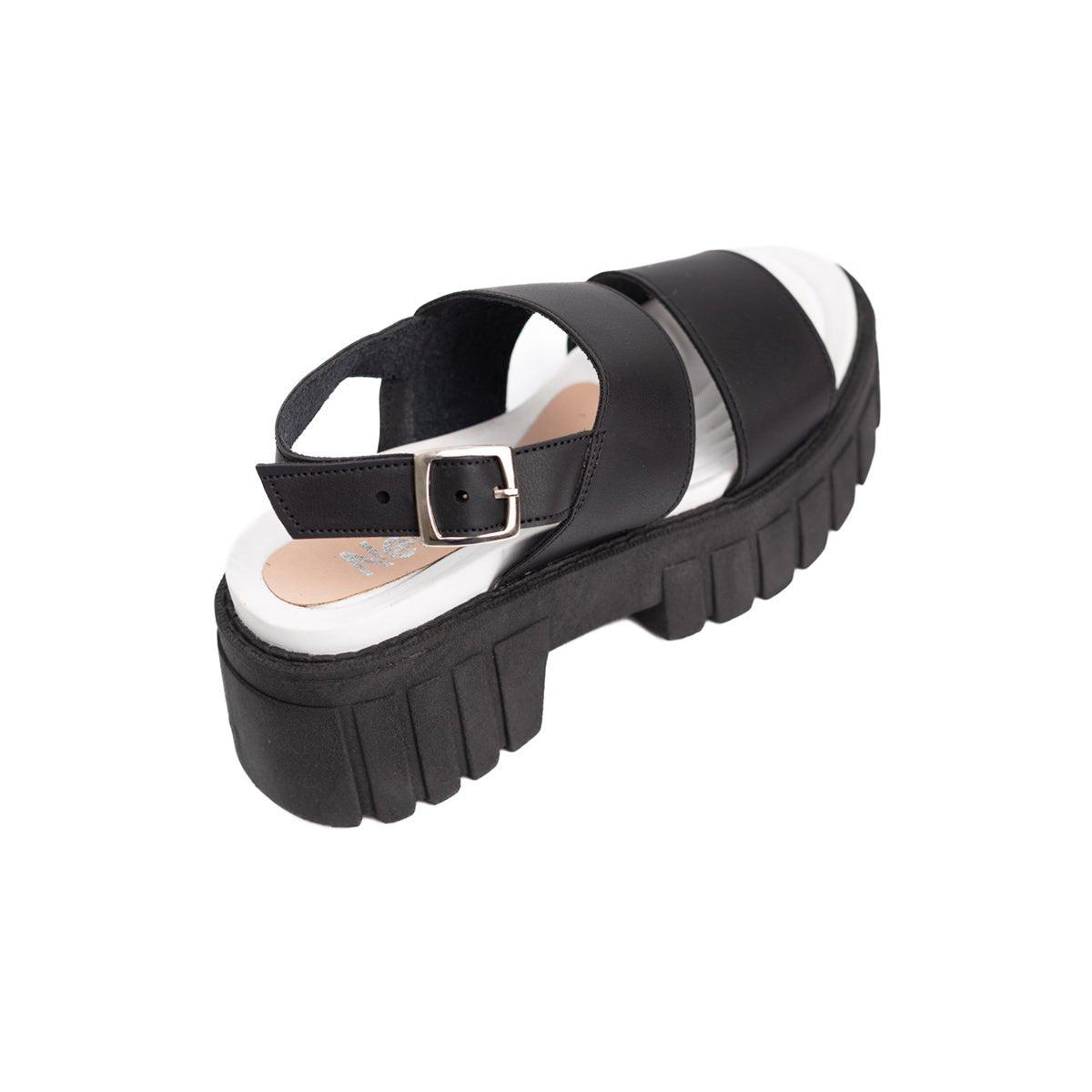 SANDALIAS CASUALES MUJER HANOBI NEGRO - 6