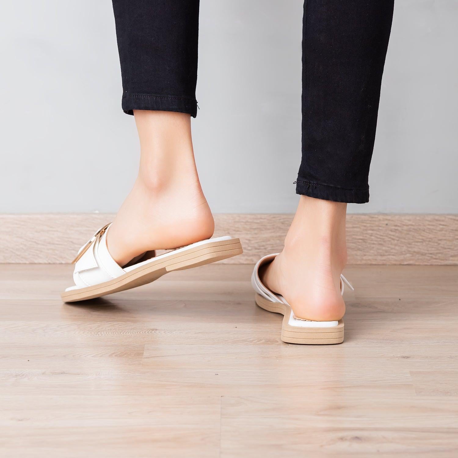 SANDALIAS CASUALES MUJER WILKENS BLANCO - 3