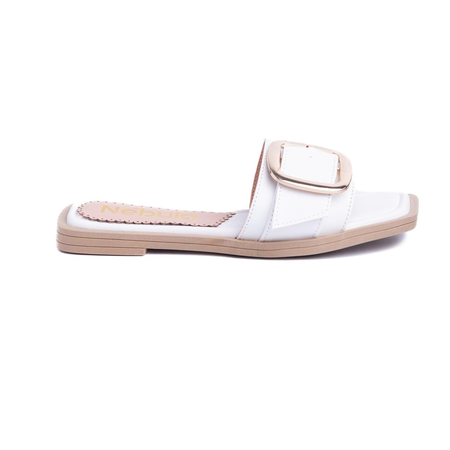 SANDALIAS CASUALES MUJER WILKENS BLANCO - 4