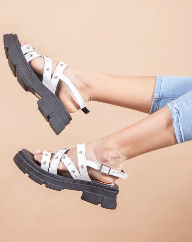 SANDALIAS CASUALES MUJER RAFAELA BLANCO - 2