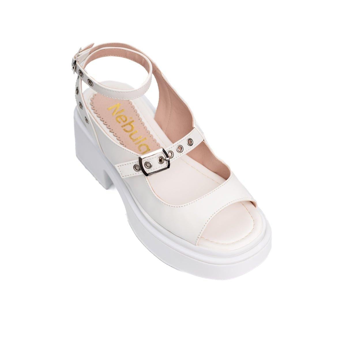 SANDALIAS CASUALES MUJER VASELA BLANCO - 5