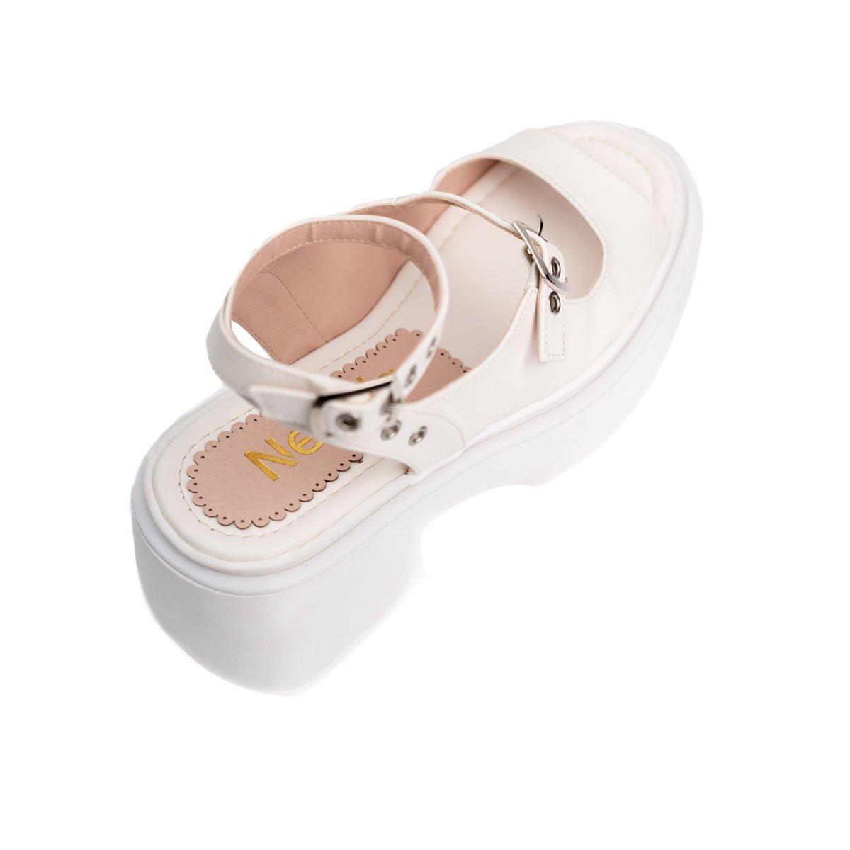SANDALIAS CASUALES MUJER VASELA BLANCO - 6