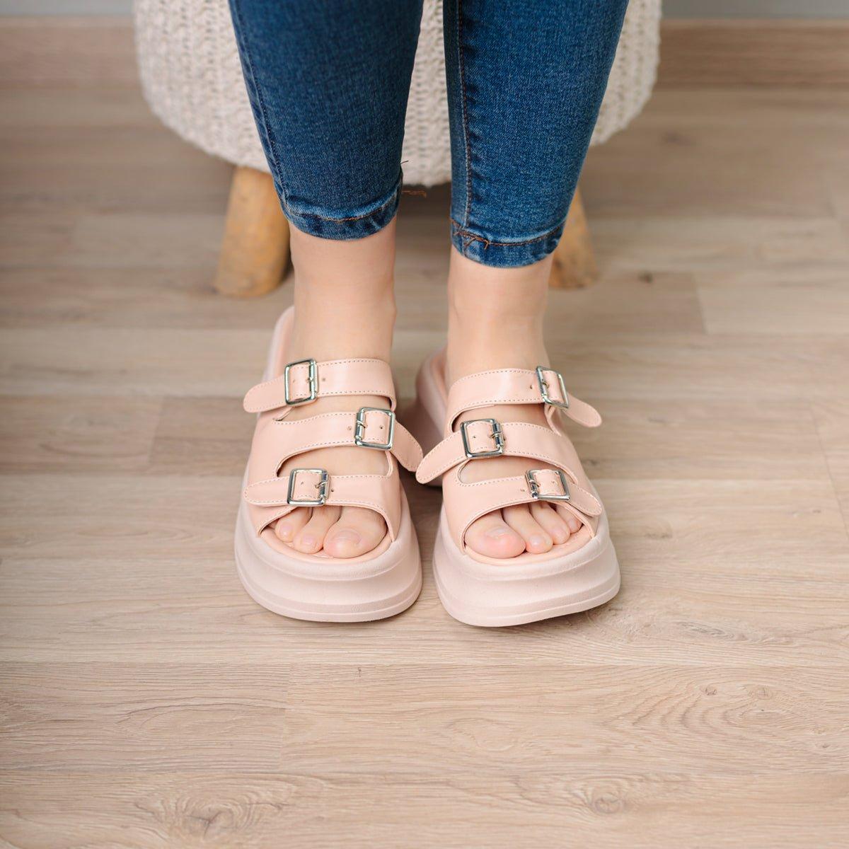 SANDALIAS CASUALES MUJER MILUSA PALO ROSA - 2