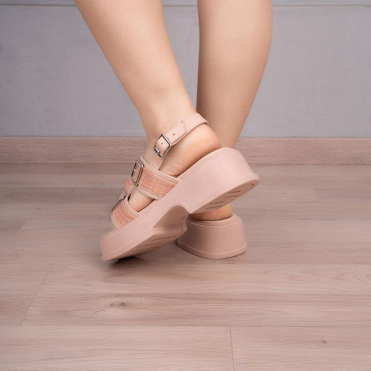 SANDALIAS CASUALES MUJER TRIPOLI NUDE - 3