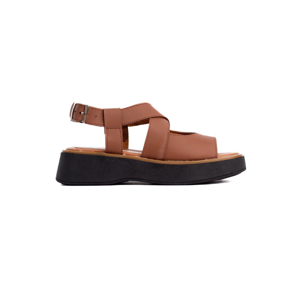 SANDALIAS CASUALES MUJER SHEYLA MARRÓN - 4