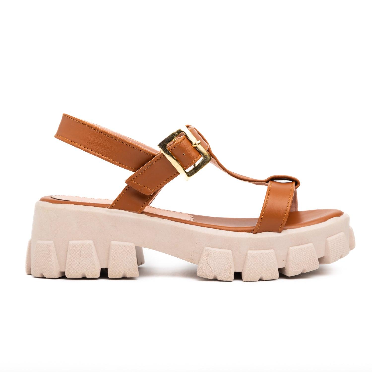 SANDALIAS CASUALES MUJER MESINA CAMEL 2 - 4
