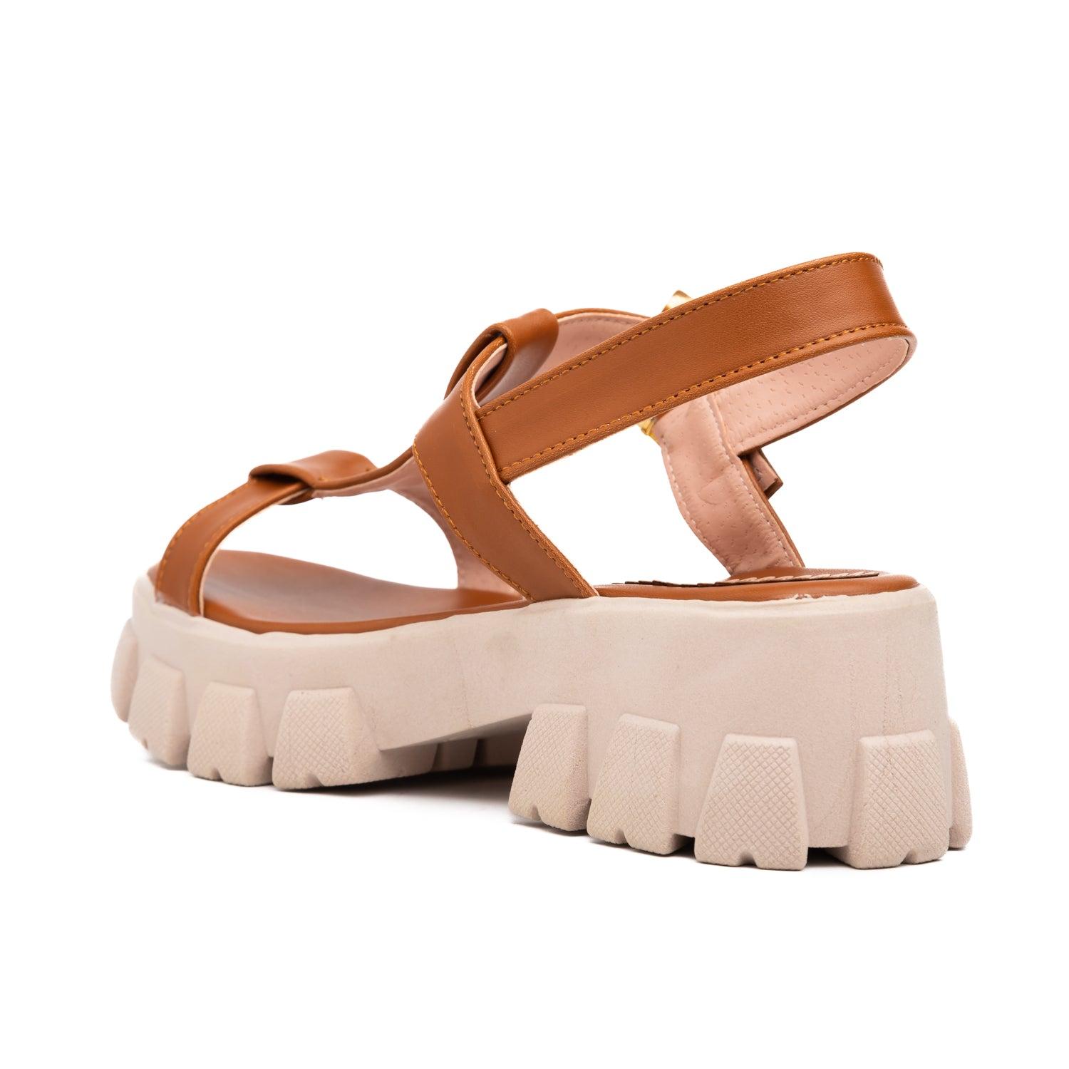 SANDALIAS CASUALES MUJER MESINA CAMEL 2 - 6