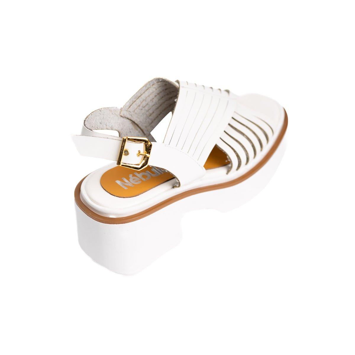 SANDALIAS CASUALES MUJER BRENTONI BLANCO - 6