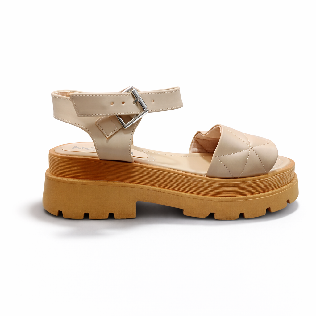 SANDALIAS CASUALES MUJER PRADA 2.0 CAMEL - 1