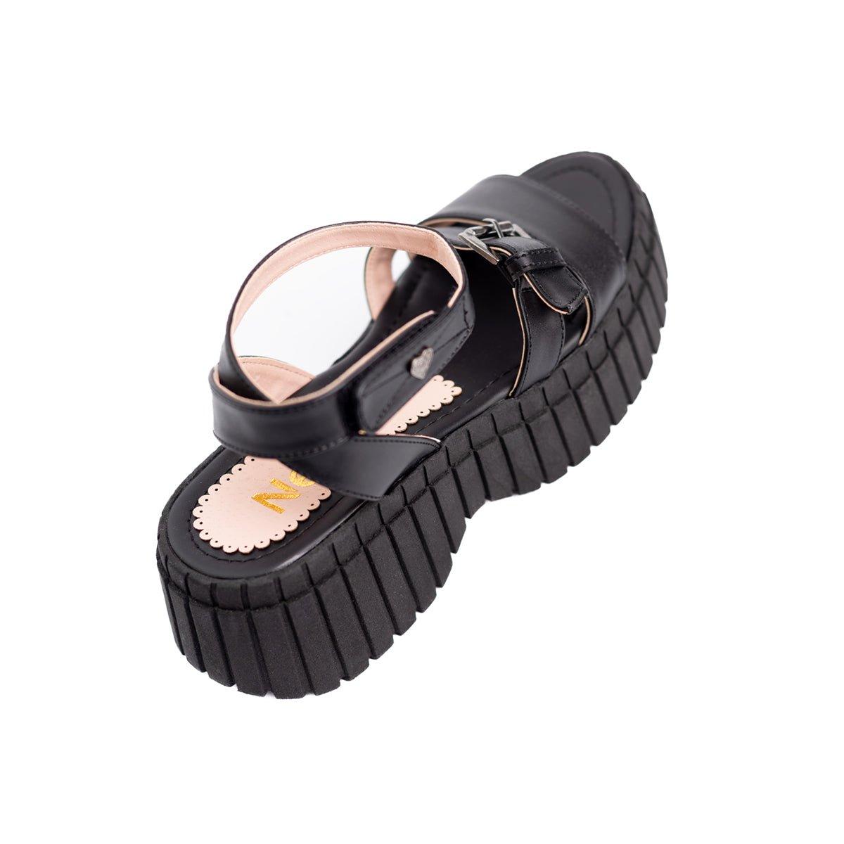 SANDALIAS CASUALES MUJER BRANA NEGRO - 6