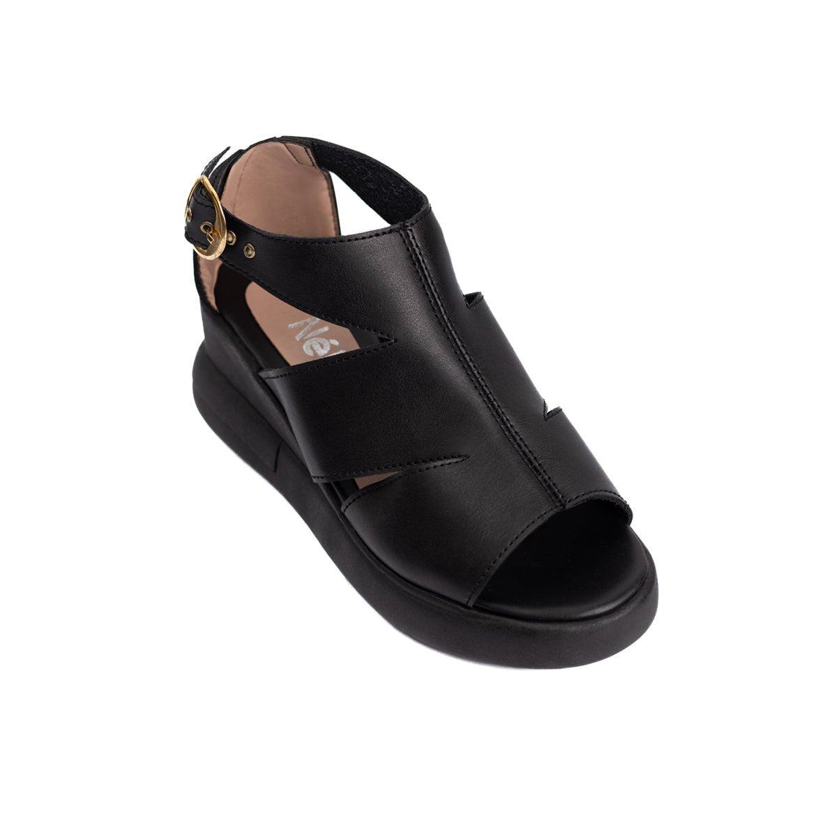 SANDALIAS CASUALES MUJER SQUILAZI NEGRO - 5