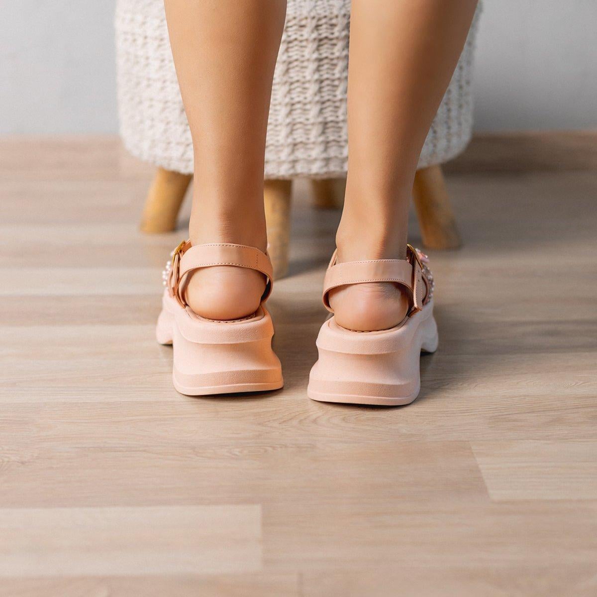 SANDALIAS CASUALES MUJER NAYDEN PALO ROSA - 3