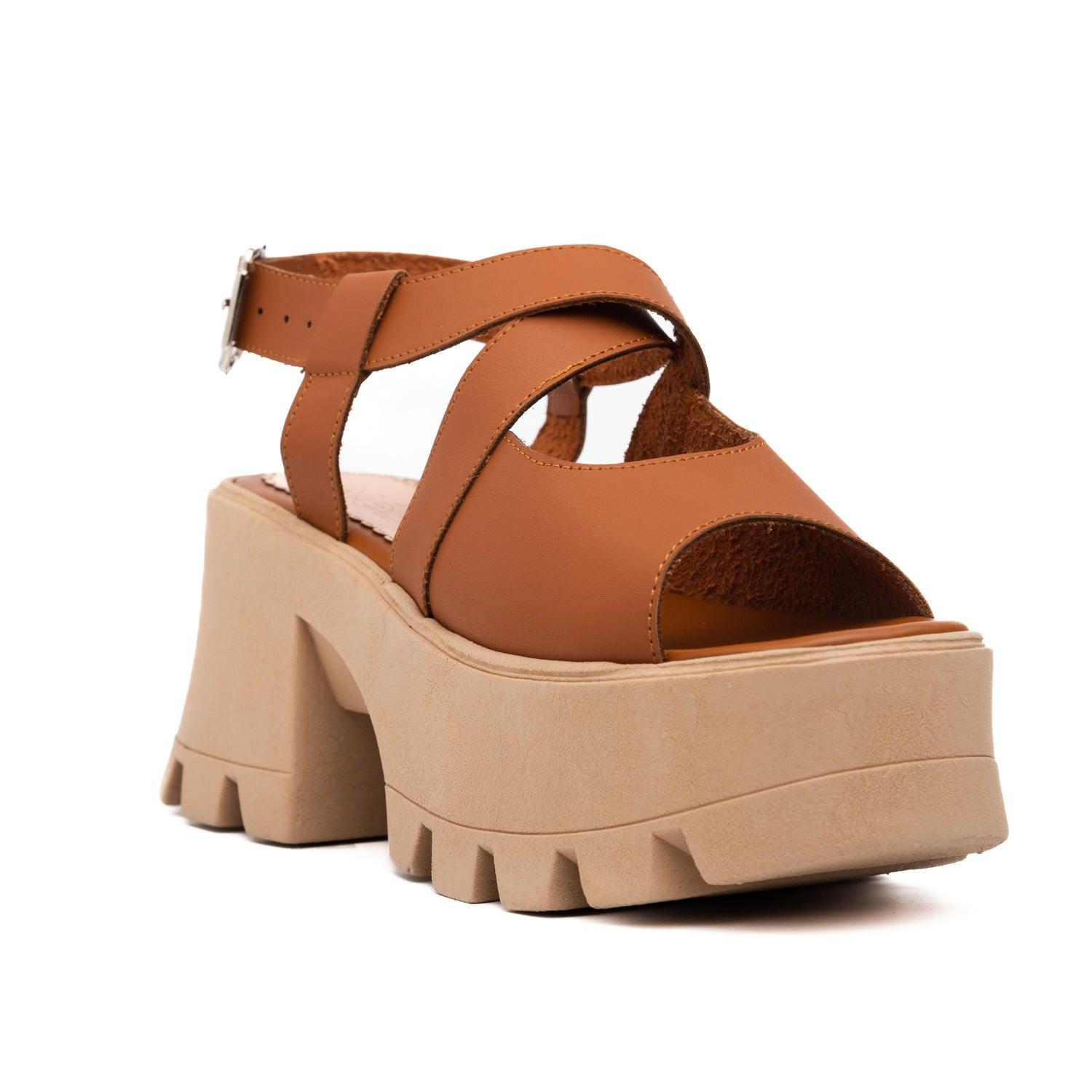 SANDALIAS CASUALES MUJER VENUS CAMEL - 5