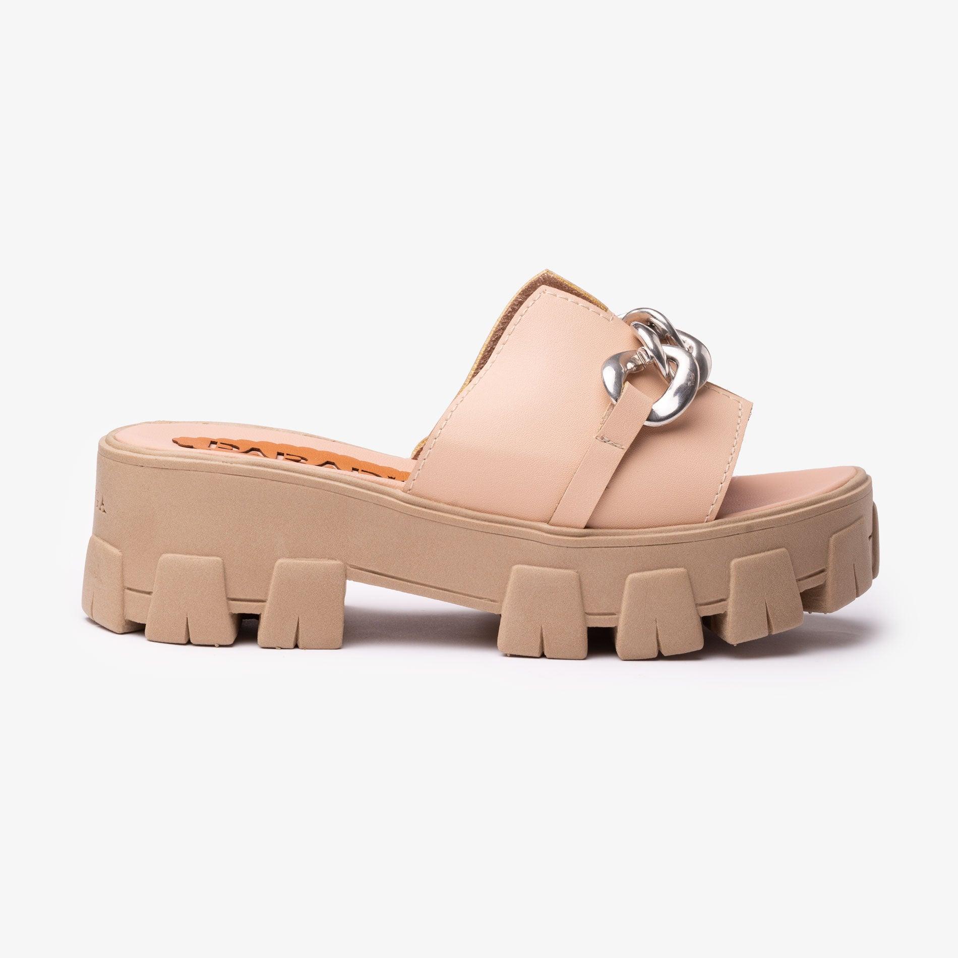 SANDALIAS CASUALES MUJER SAINTES BEIGE - 2