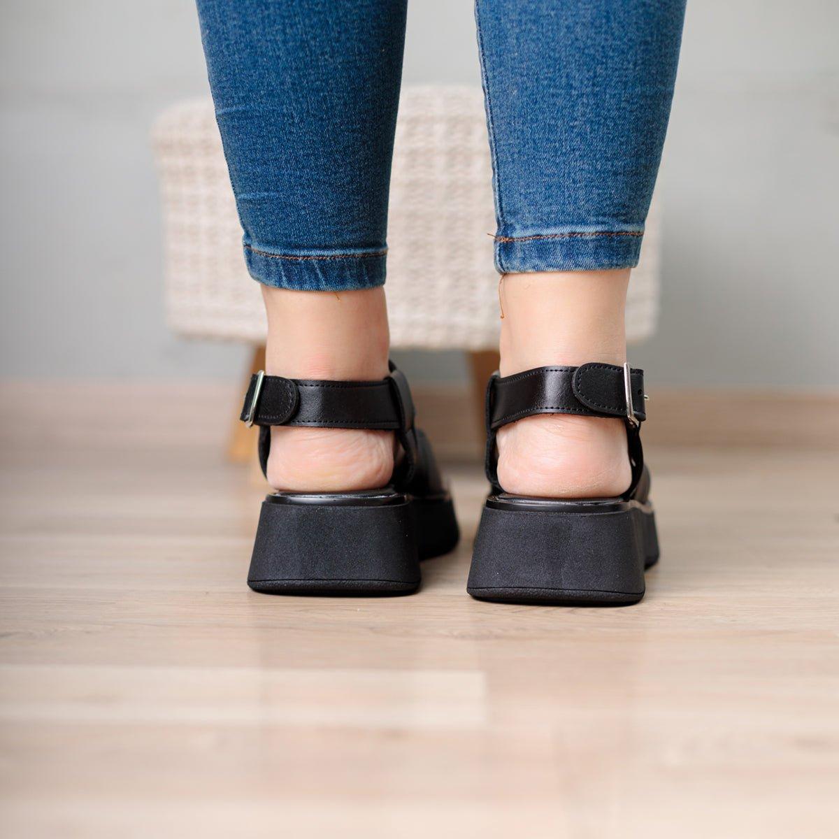 SANDALIAS CASUALES MUJER SHEYLA NEGRO - 3