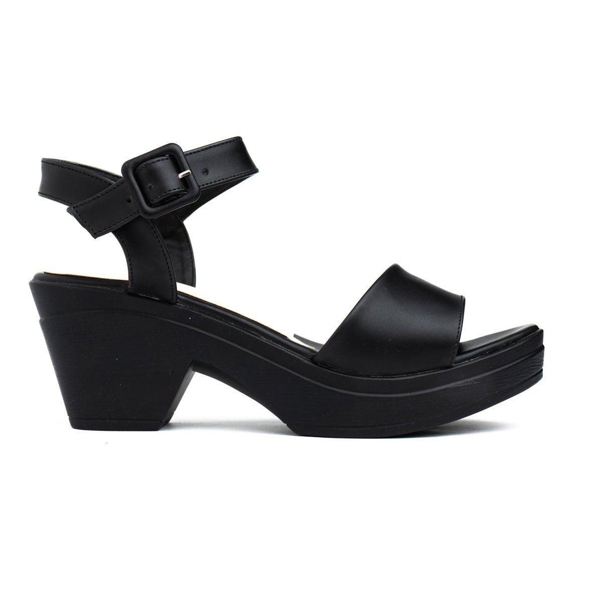 SANDALIAS DE VESTIR MUJER LAKYT NEGRO - 4