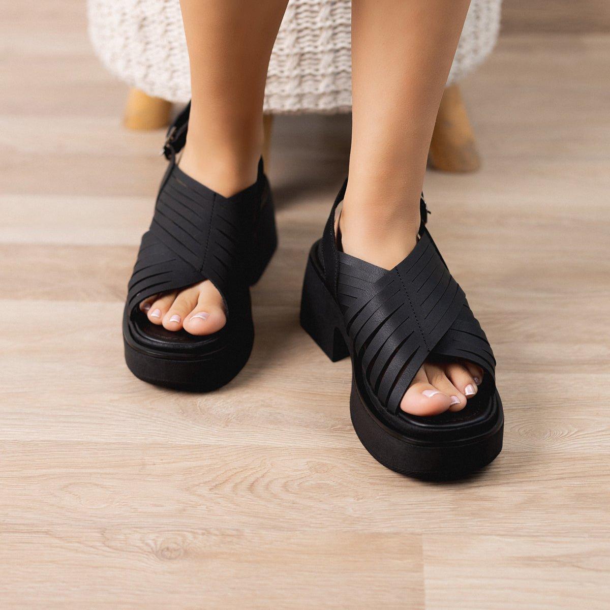 SANDALIAS CASUALES MUJER JAGODA NEGRO - 2
