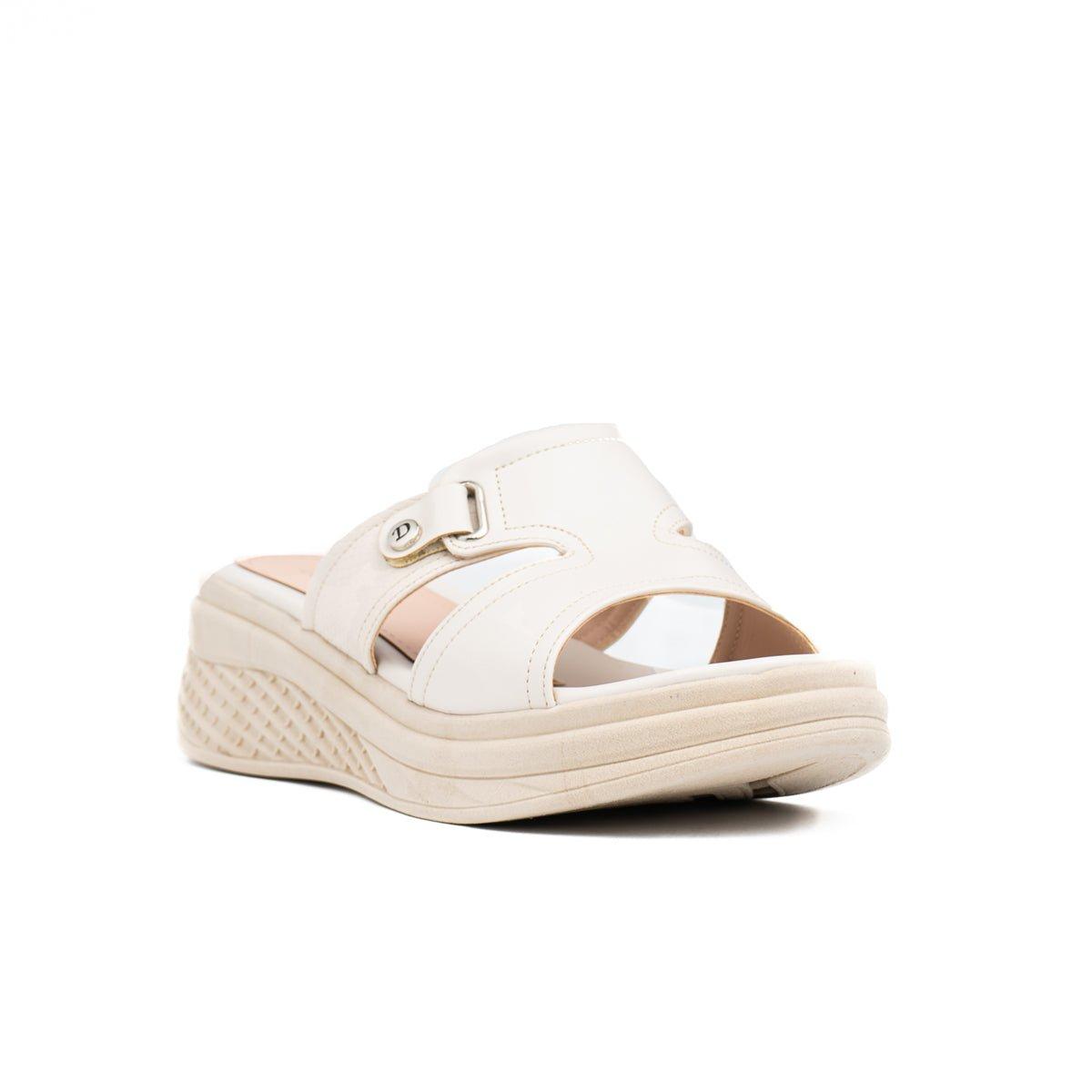 SANDALIAS CASUALES MUJER HEMIX HUESO - 5