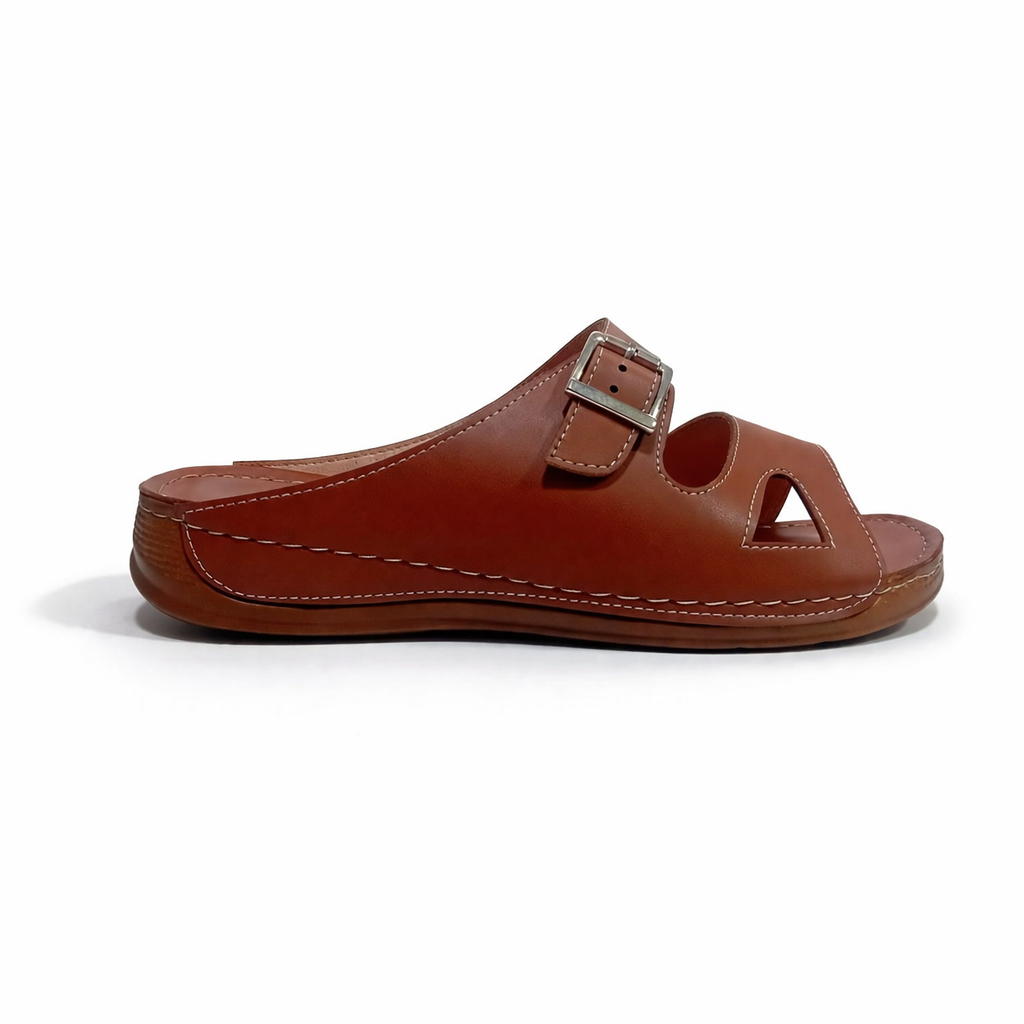SANDALIAS CASUALES MUJER JOPH MARRON - 1