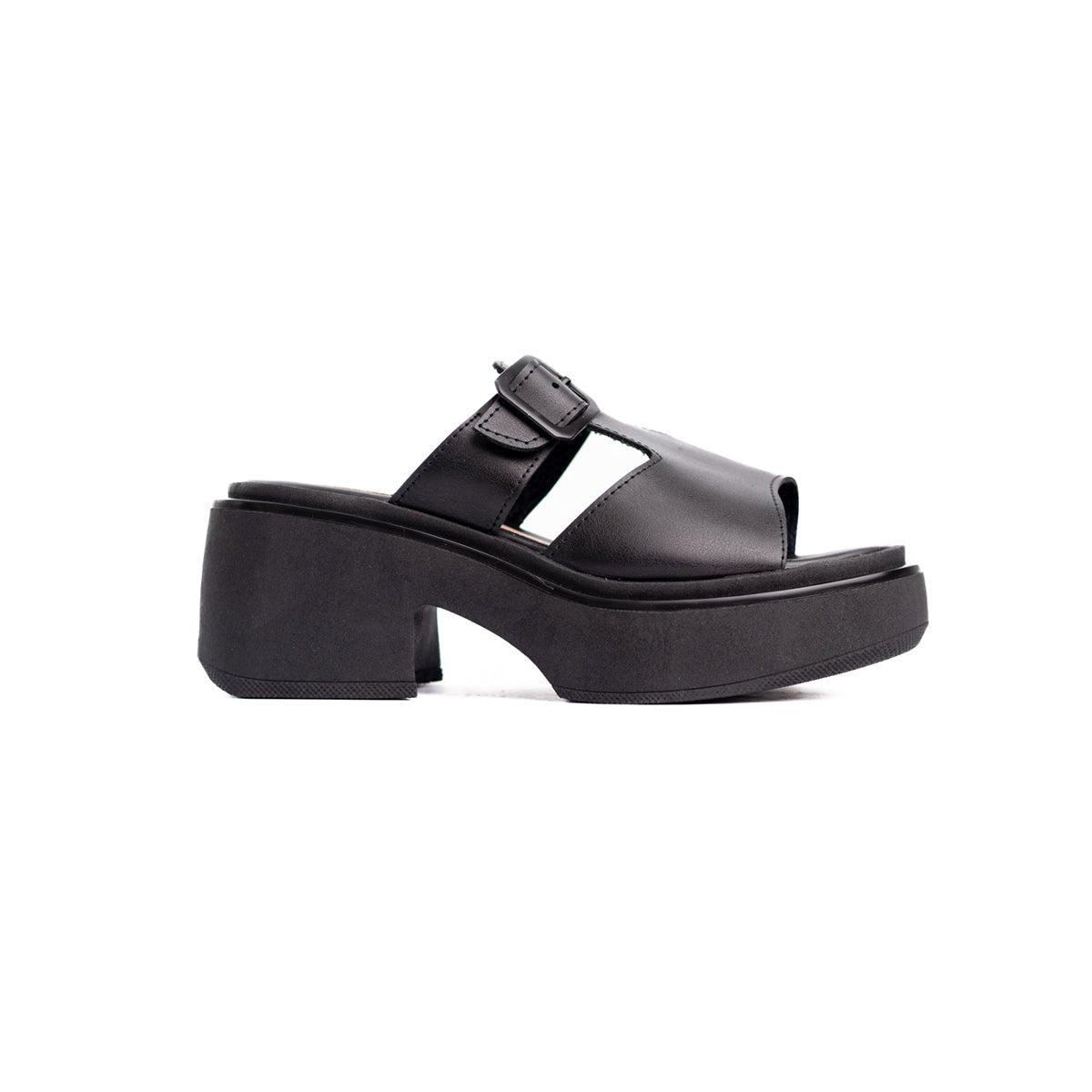 SANDALIAS CASUALES MUJER GUSTOV NEGRO - 4
