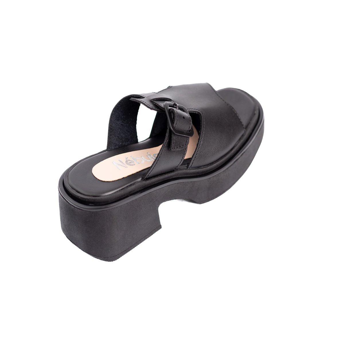 SANDALIAS CASUALES MUJER GUSTOV NEGRO - 6