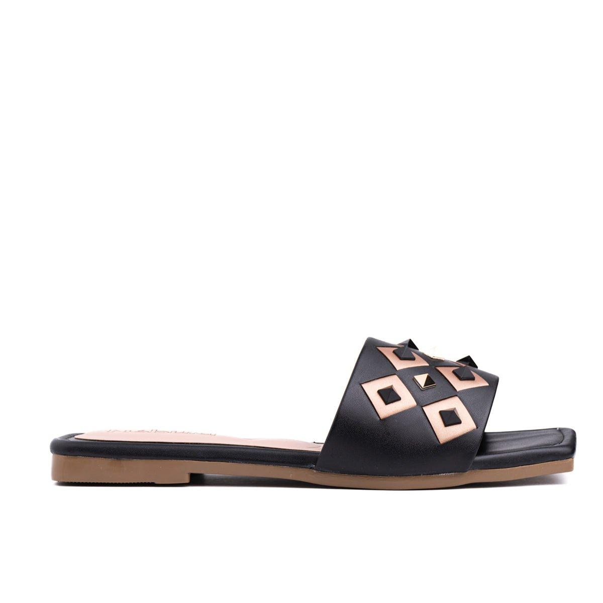 SANDALIAS CASUALES MUJER IVANTIE NEGRO - 4