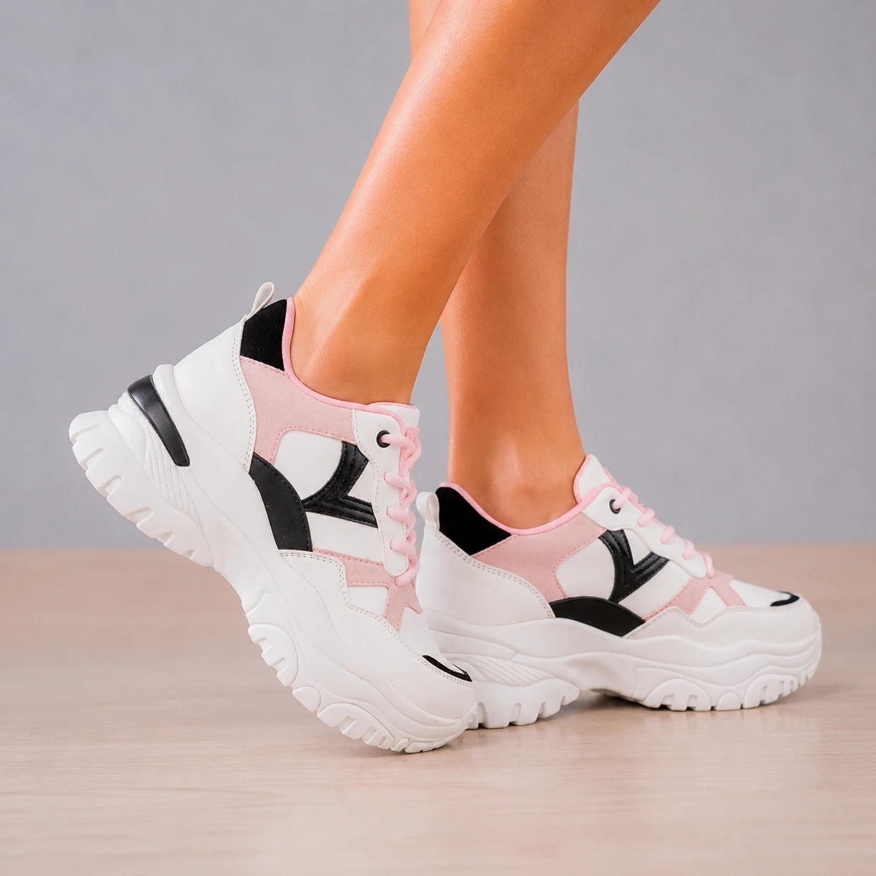 ZAPATILLAS URBANAS MUJER MILAN ROSADO - 5