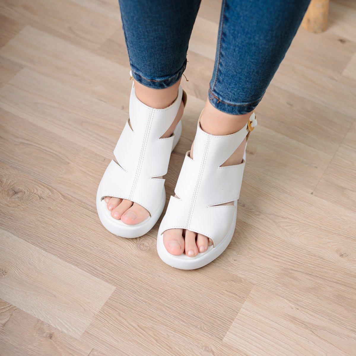 SANDALIAS CASUALES MUJER SQUILAZI BLANCO - 2
